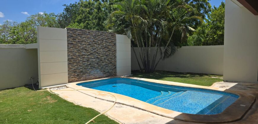 RESIDENCIA EN RENTA PRIVADA ALLEGRA TEMOZON NORTE MERIDA YUCATAN